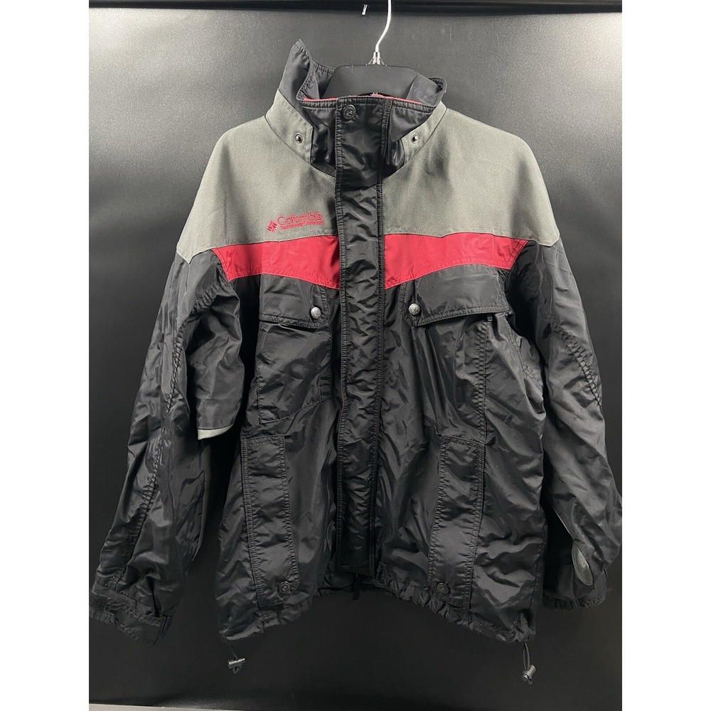 2000s Vintage Columbia Boulder Ridge Jacket Men's Size Medium Green/Red/ Black
